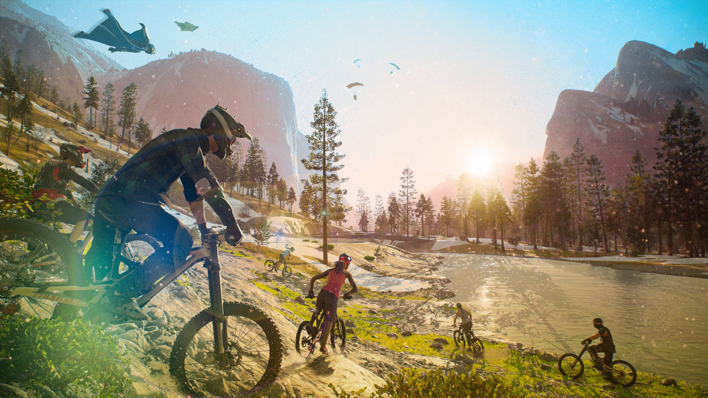 mountain biking video game